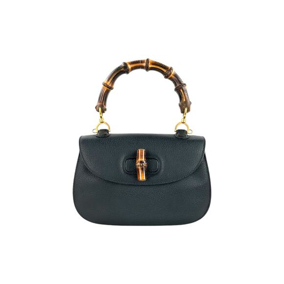 Gucci Vintage Bamboo Turnlock Handbag - Picture 1 of 10
